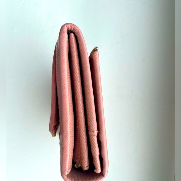 PRADA pink long wallet - Picture 6 of 10